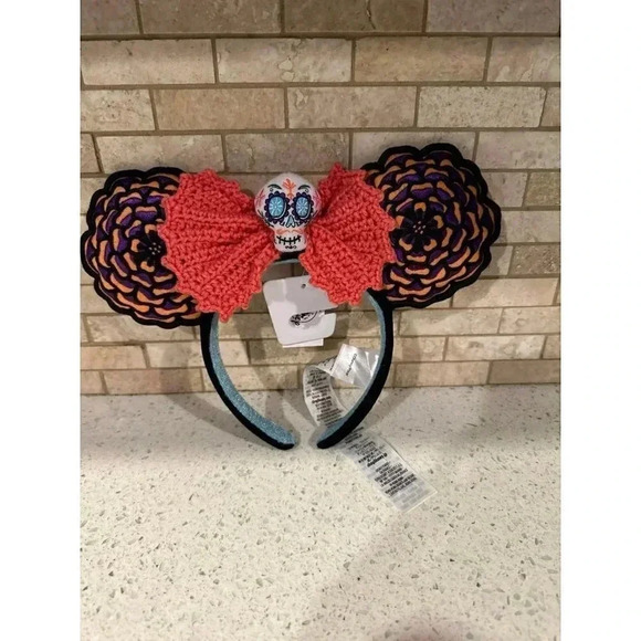 Nwt Disney Parks Disneyland Resort Pixar Coco Minnie Mouse Ears Headband b3 - Picture 1 of 2
